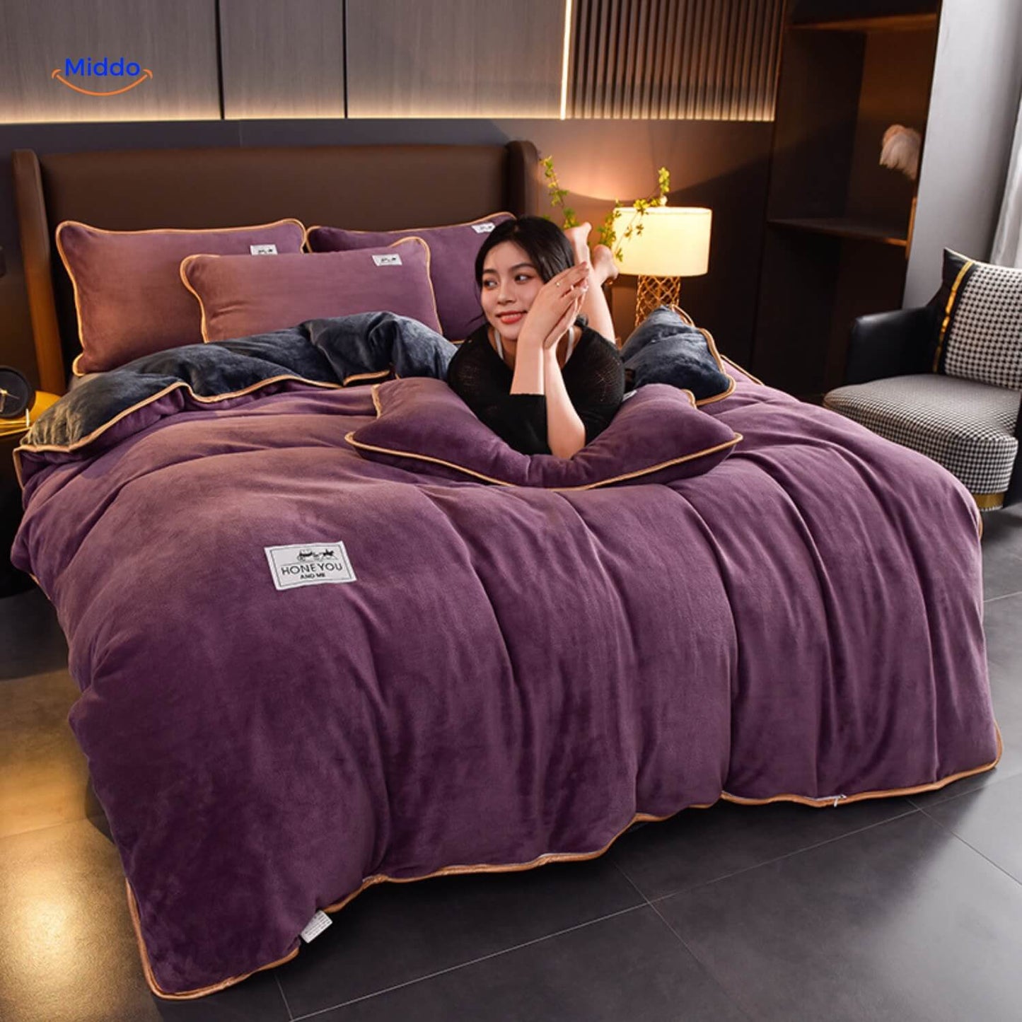 Carvallo - Samt-Plush-Duvet Cover