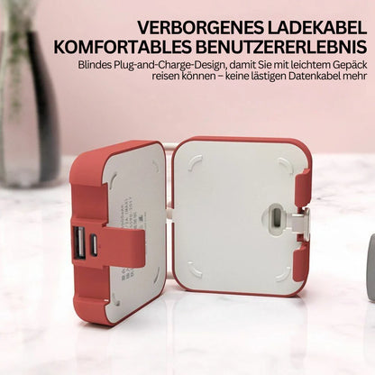 Fällbar Powerbank – Bärbar nödladdare för unterwegs