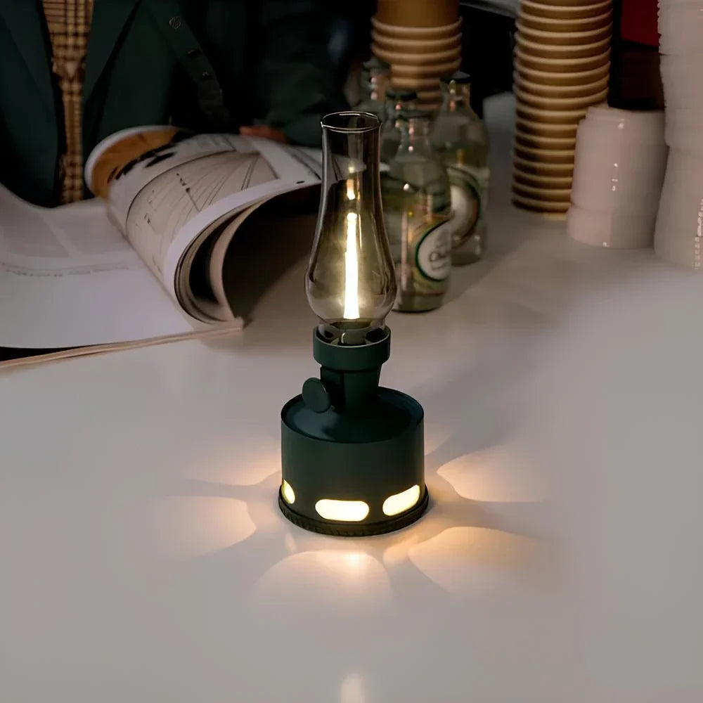 LED Bordlampa Retro Uppladdningsbar Lantern