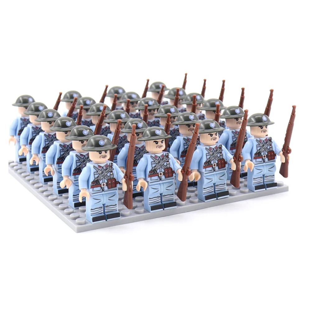 Militärsoldat Byggblock Leksakset