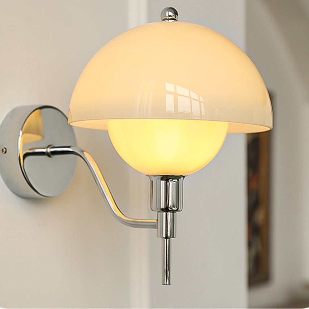 Fransk Svamp Glas Vägglampa