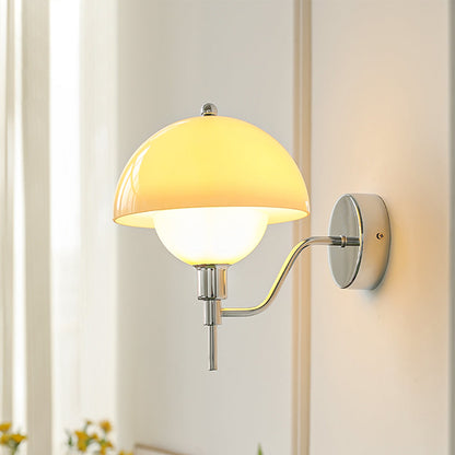 Fransk Svamp Glas Vägglampa