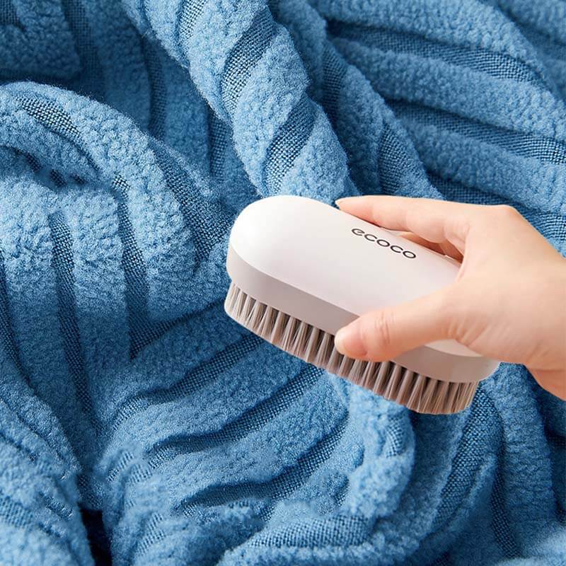 Helt Omsluten Fiskbenssoffa Täckning i Hållbar Chenille