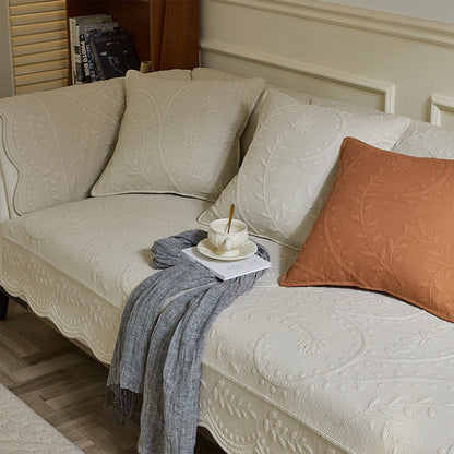 Boho Vävd Texturerad Bomull Andningsbar Sofföverdrag 70x70cm