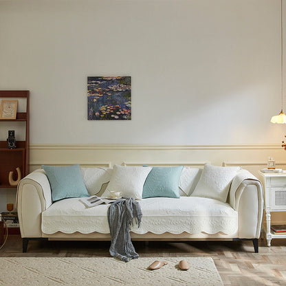 Boho Vävd Texturerad Bomull Andningsbar Sofföverdrag 70x70cm