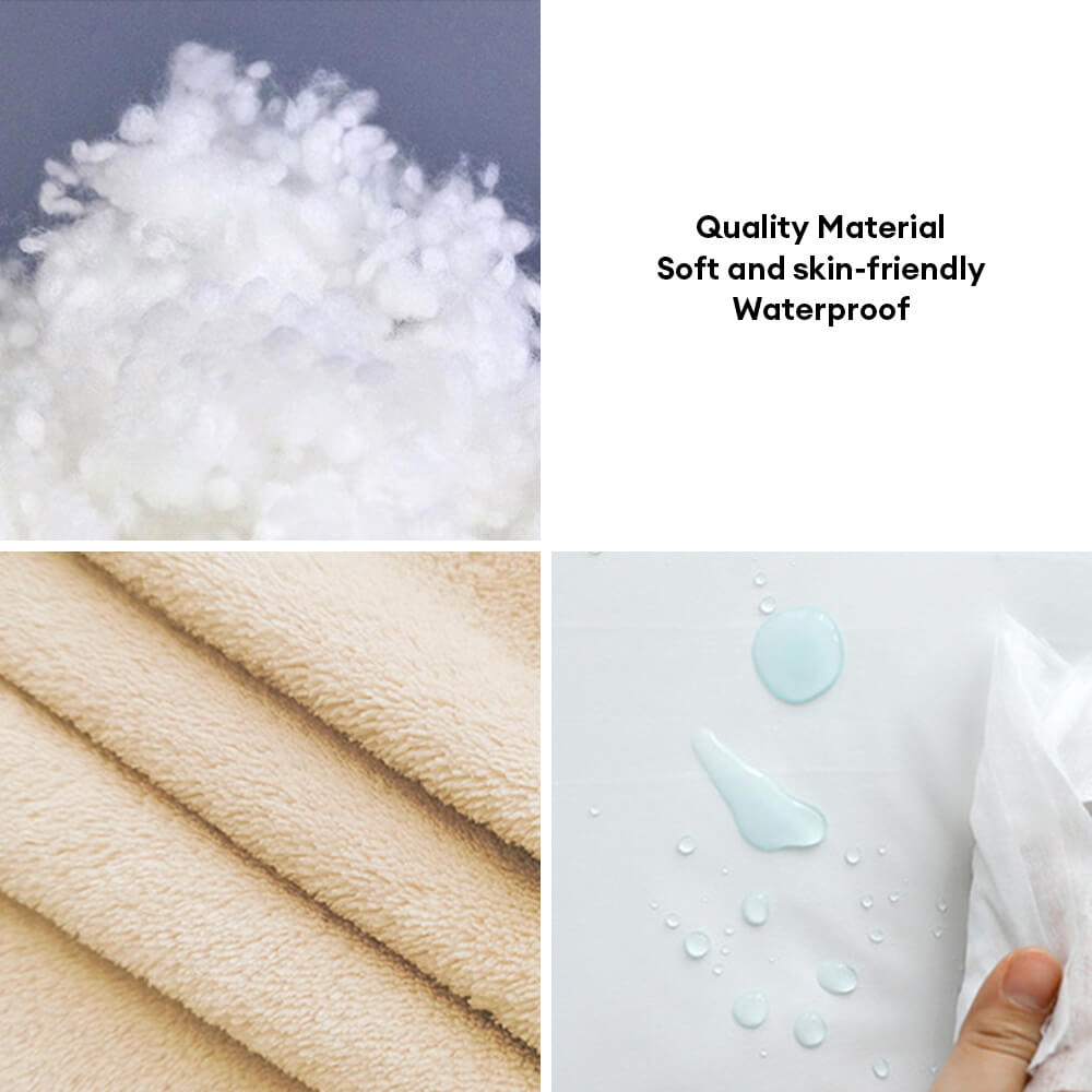 Ultra-Mjuk Coral Fleece Husdjursbädd Vattentät Andningsbar Stödjande