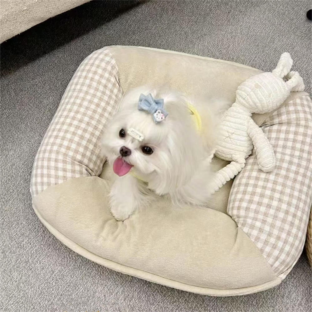 Ultra-Mjuk Coral Fleece Husdjursbädd Vattentät Andningsbar Stödjande