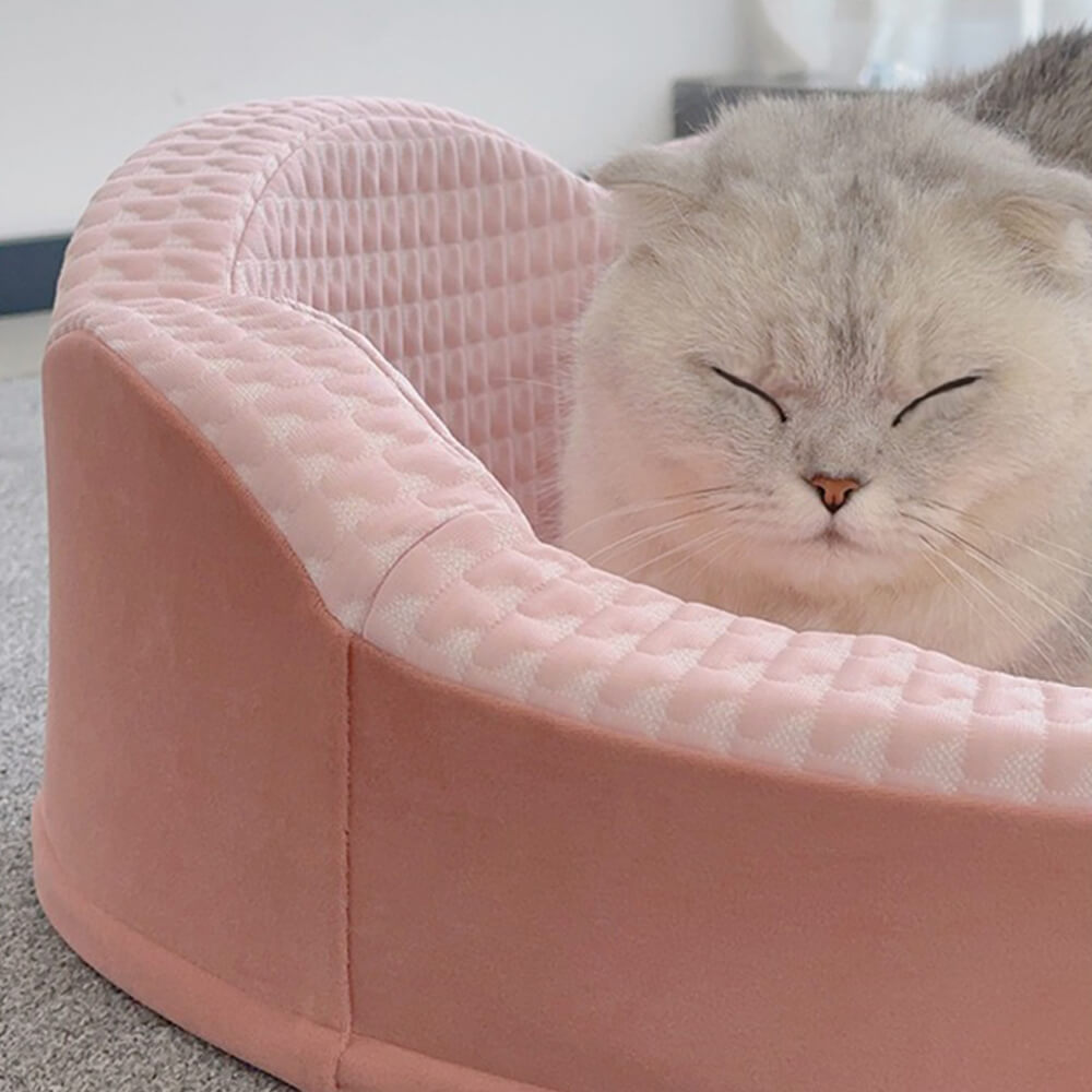 Molnformad kylande vändbar husdjursbädd tvättbar halkfri