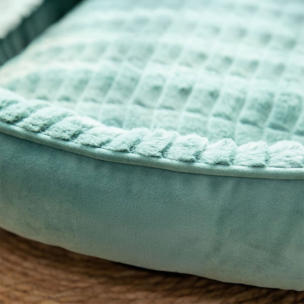 Comfort Rund Nest Ortopediskt Stöd Varm Hund Katt Säng