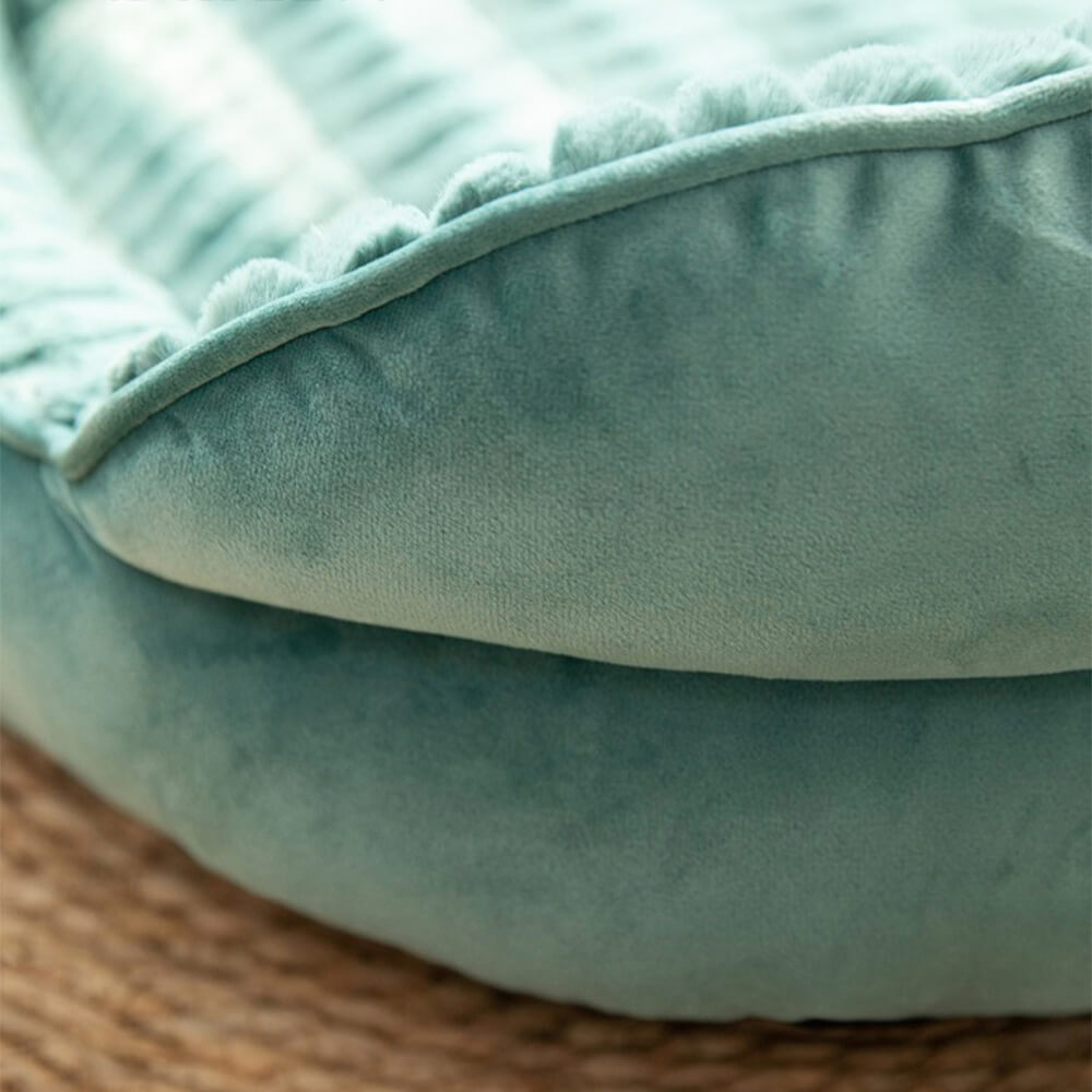 Comfort Rund Nest Ortopediskt Stöd Varm Hund Katt Säng