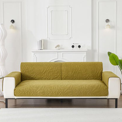 Bladmönster Ultra-mjuk Vattentålig Halkfri Sofföverdrag