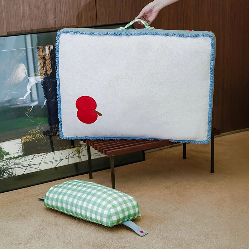 Stilren Hållbar Denim Husdjursmatta Bekväm Lätt Underhåll