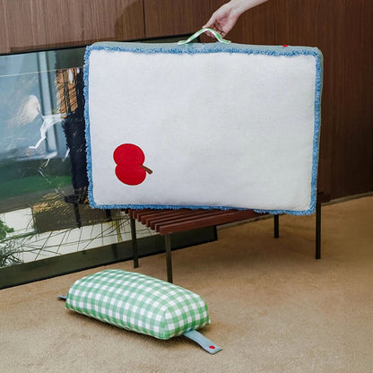 Stilren Hållbar Denim Husdjursmatta Bekväm Lätt Underhåll