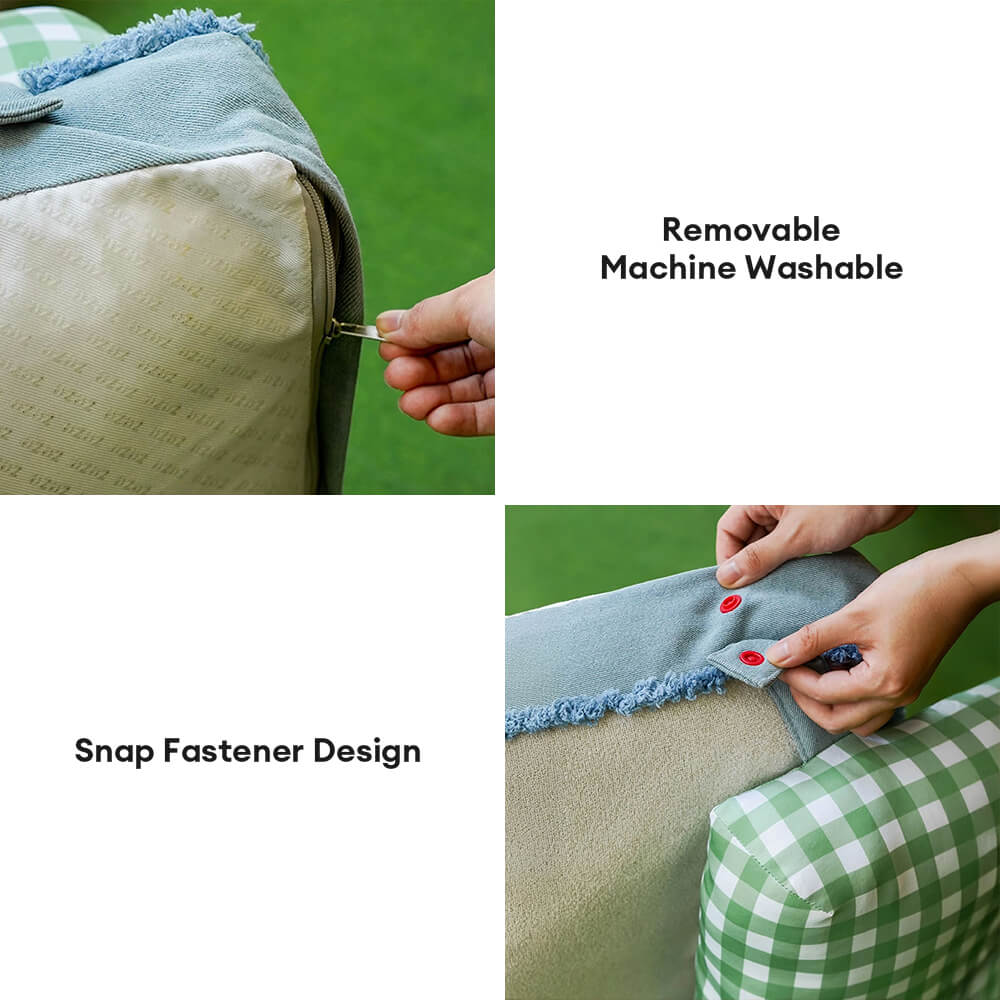 Stilren Hållbar Denim Husdjursmatta Bekväm Lätt Underhåll