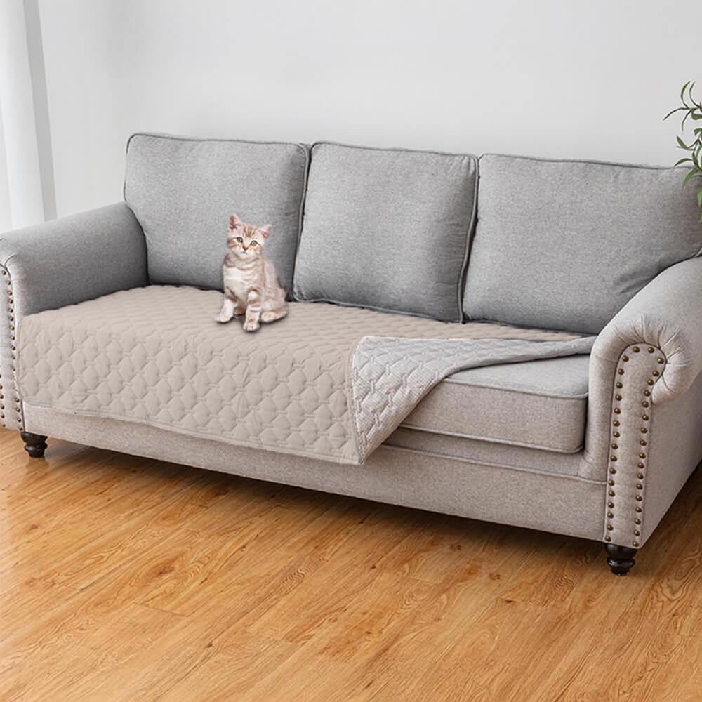 Vattentät och halkfri diamantkvikad husdjurssofföverdrag