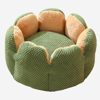 Kaktusformad Bekväm Husdjursbädd Mjuk Korallvelourdesign