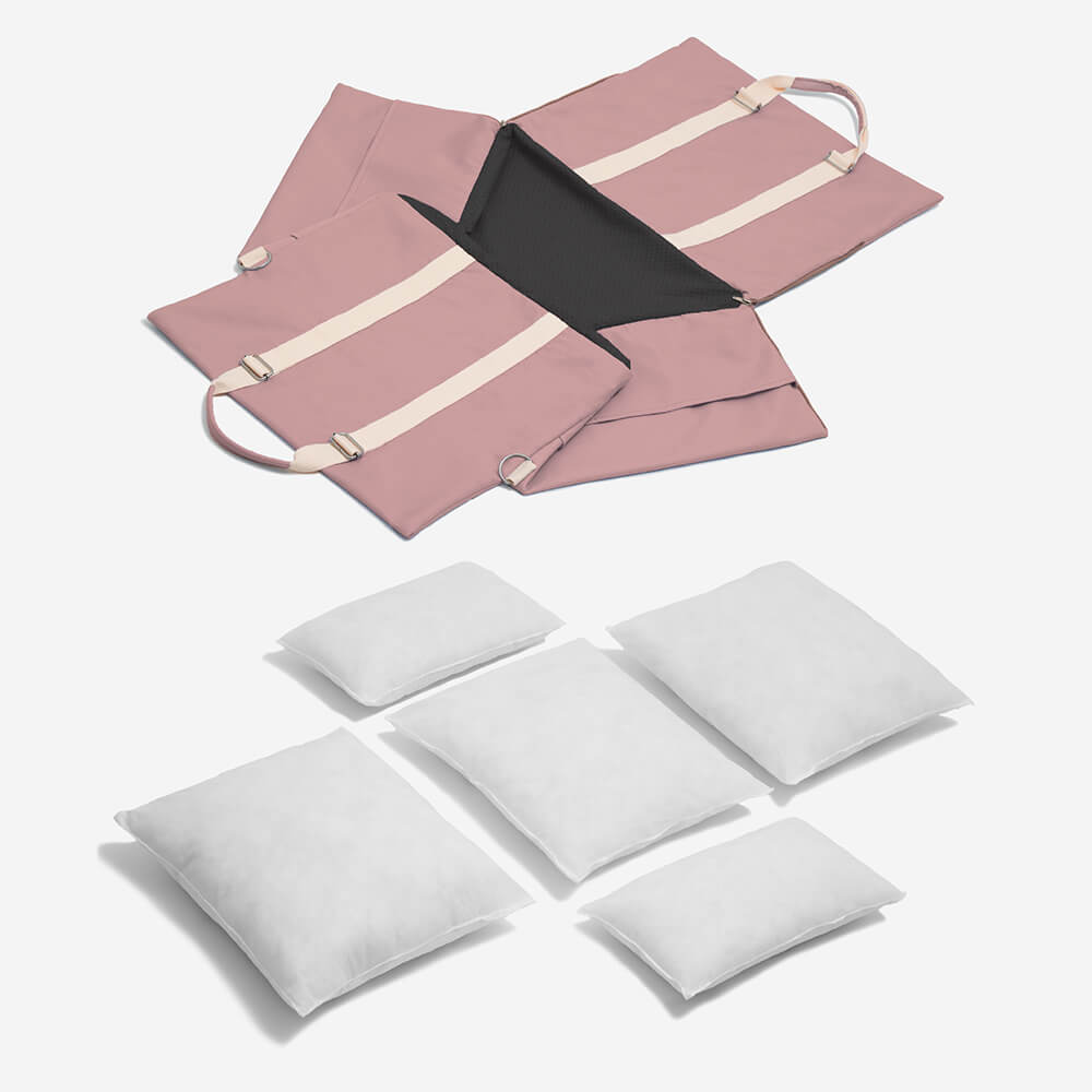 Hundbilstol vattentät resebädd för husdjur