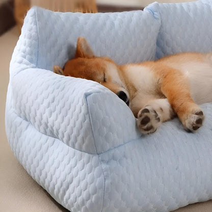 FurryNest Bed - Bekvämt och Tvättbart Varmt Plyschdjursäng