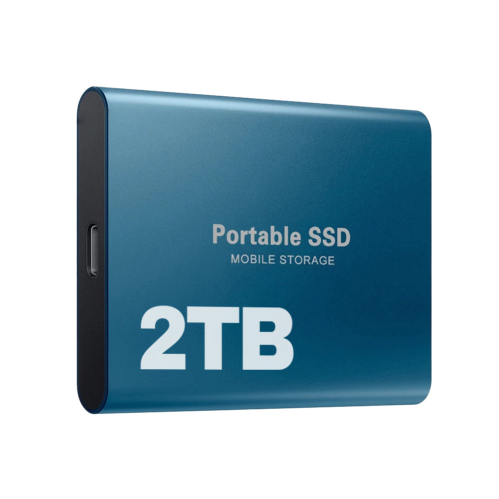 Bärbar SSD-enhet Kompakt Höghastighetslagring