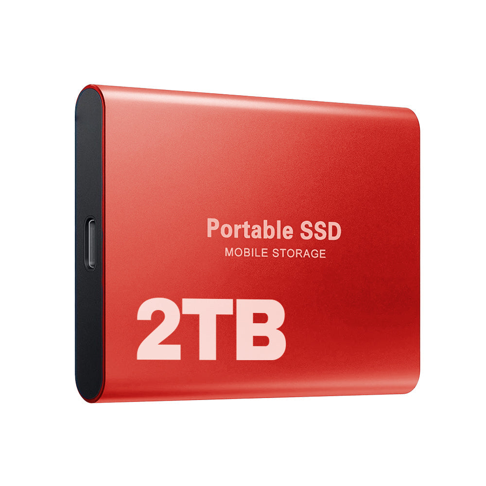 Bärbar SSD-enhet Kompakt Höghastighetslagring