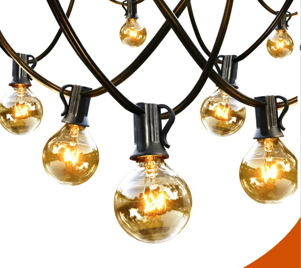 VintageGlow – G40 förlängningsbart utomhusbelysningsset