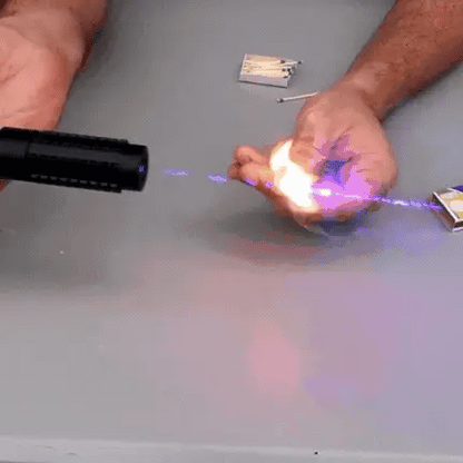 RoyaleGlow Burning Blue Högkraft Tactical Laser Fackla