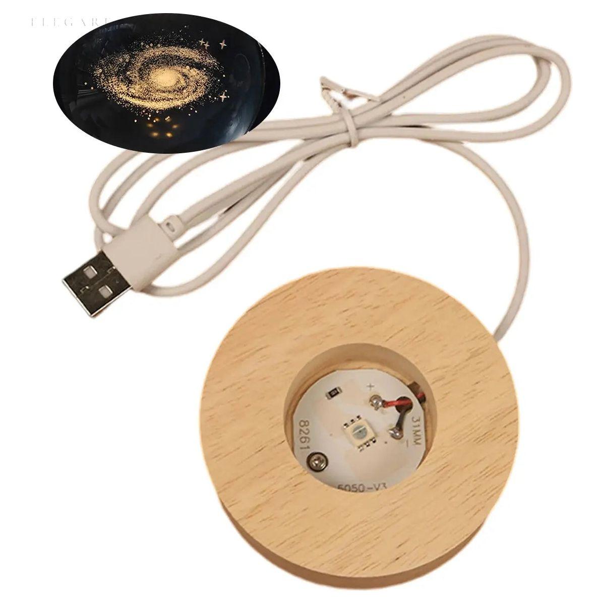 Galaxy Glow - Elegant astronomi lysende krystall-lamper