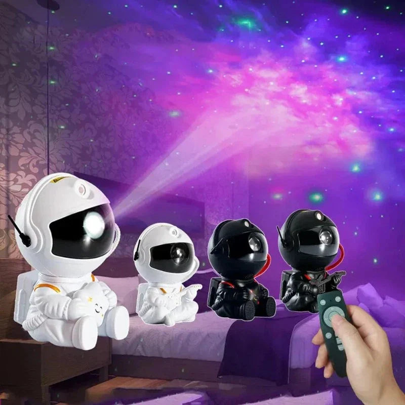 GalaxyGlow - Astronaut LED Nattlampa med Stjärnprojektion