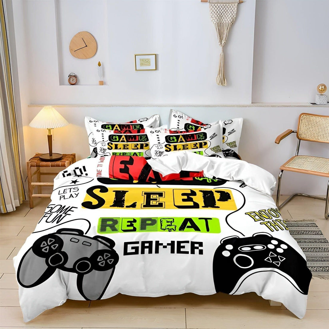 GamePad sängkläder set - Färgglatt barn Gamepad sängkläder set