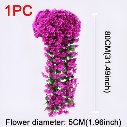 GardenBlossom Decor - Konstgjord blomma hängande korg för dekoration