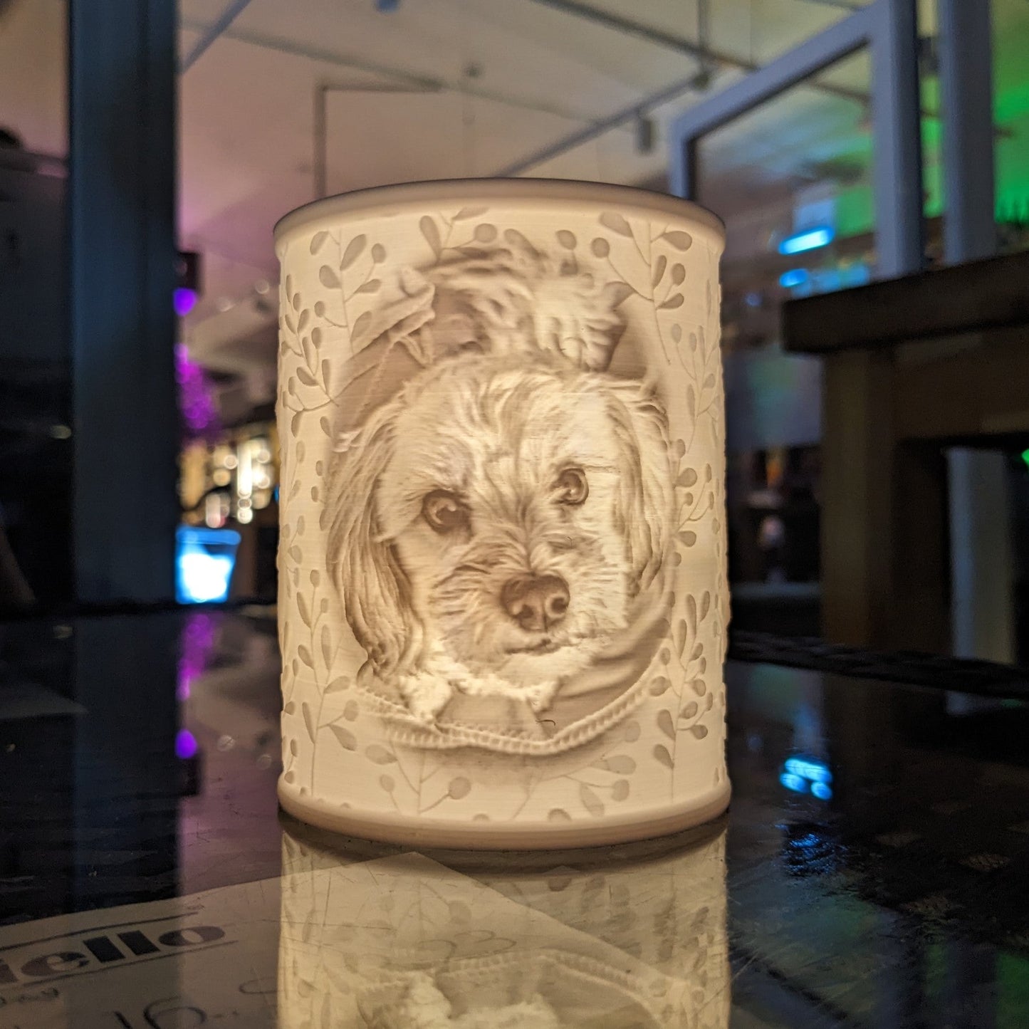 AuraSculpt – Konstnärlig 3D-tryckt Lampa