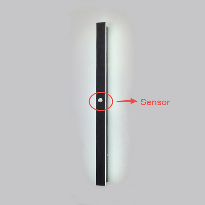Zenith - Modern Design LED Vägglampor Svart Metall för Trädgård och Hall