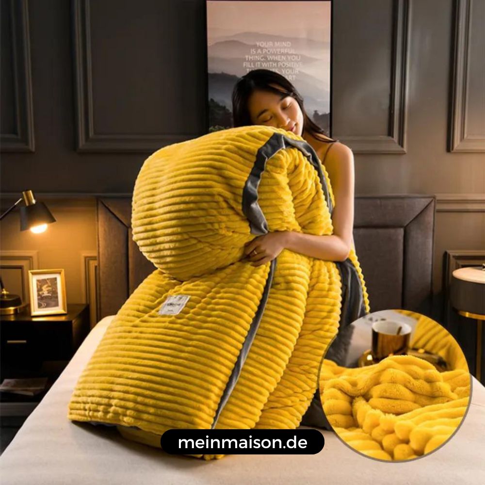 SweetDreams™ - Samt-Fleece-sängfilt | Ultimatisk komfort