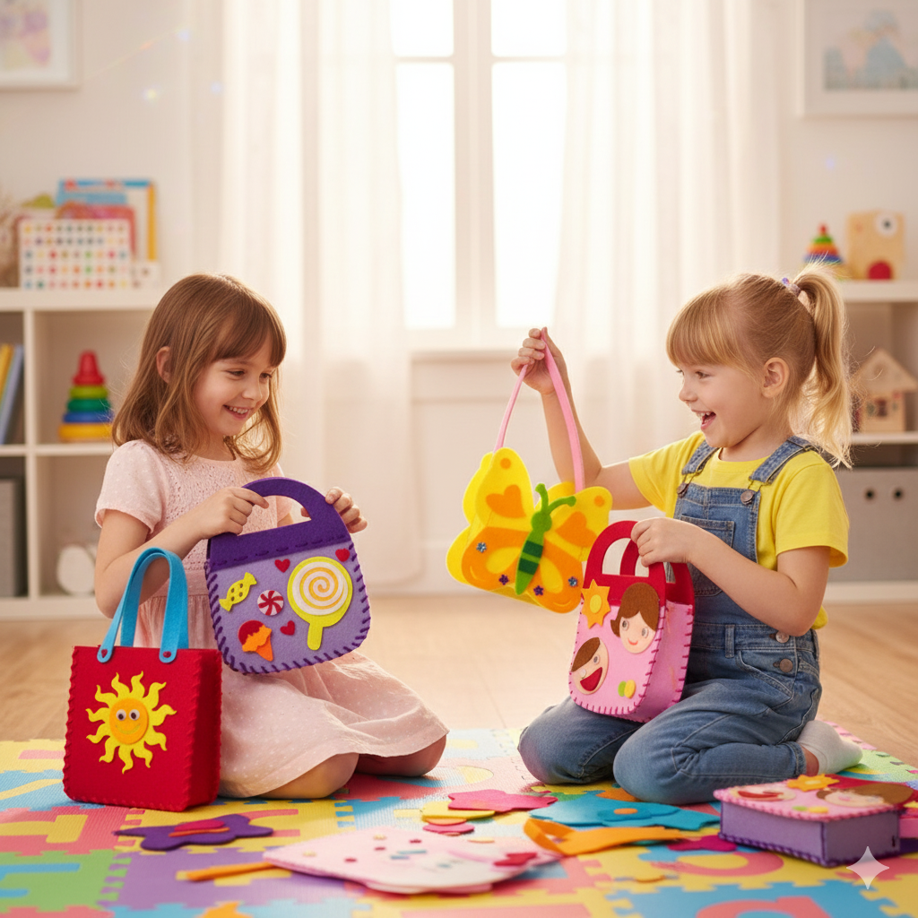 Säker DIY Filttäcksömnadsset