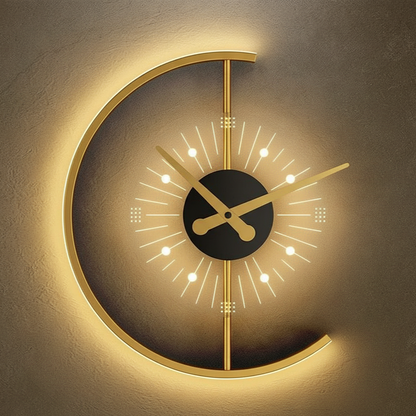 Lumano | Modern LED-vägglampa i klockdesign med dimmerfunktion