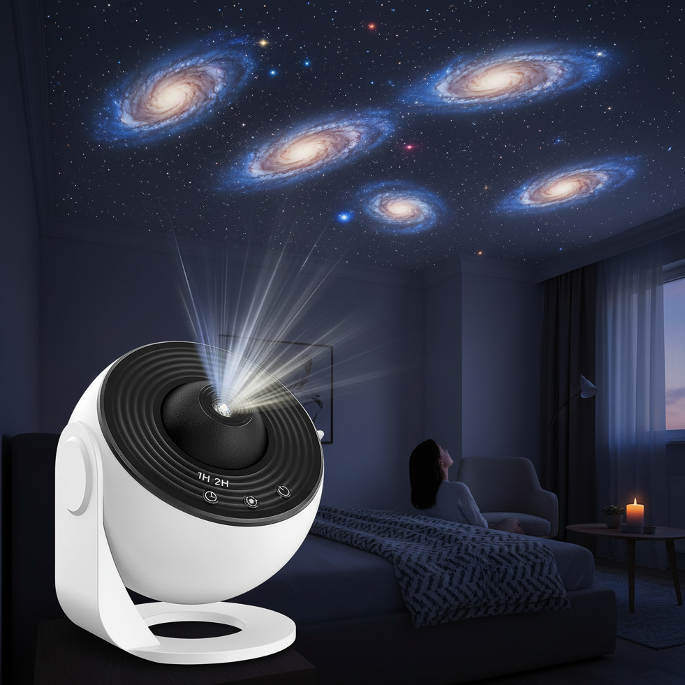 Aurava Sky | LED-stjärnhimmelprojektor med galax- och dimmaeffekt