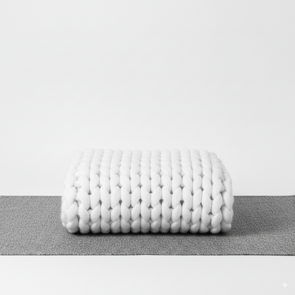 NordWeave | Elegant XXL Stickdeken av mjukt garn för vardagsrum och sovrum