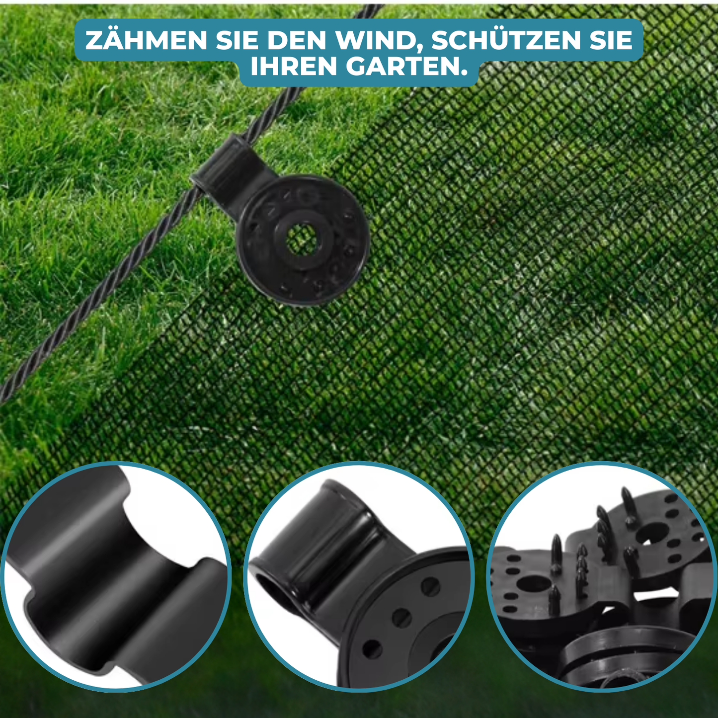 Carvallo | ShadeClips – Den enkla lösningen för säker fäste av skuggnät