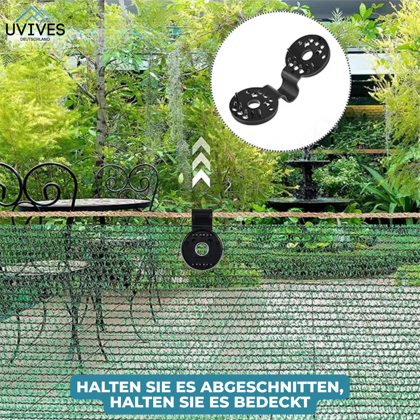 Carvallo | ShadeClips – Den enkla lösningen för säker fäste av skuggnät