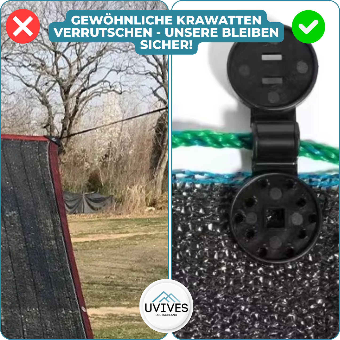 Carvallo | ShadeClips – Den enkla lösningen för säker fäste av skuggnät