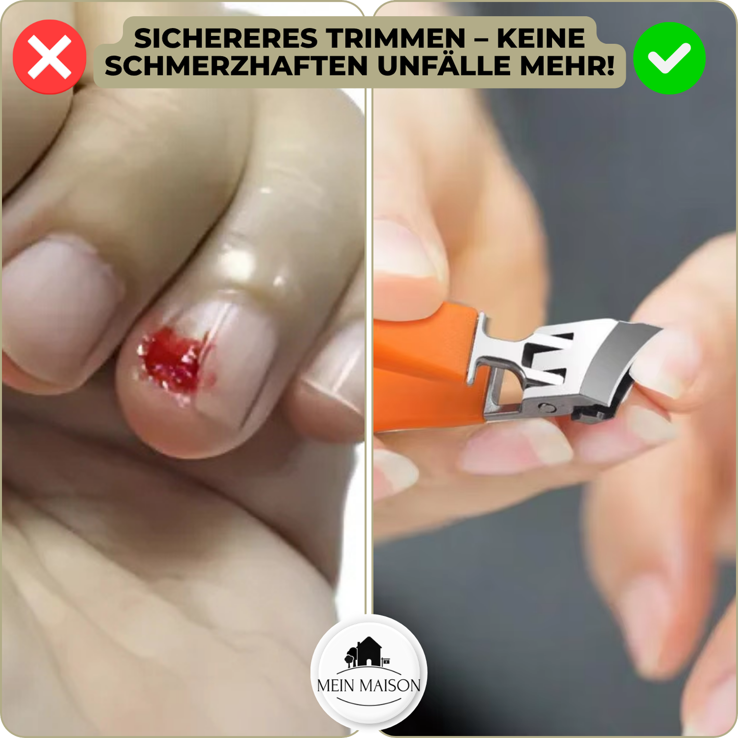 Carvallo WideTrim | Extra bred skäröppning | Antisprutdesign | Rostfritt stål