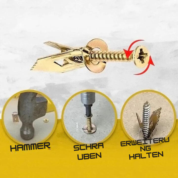 Carvallo | AnchorGrip - Perfekt för gips och gipskartong