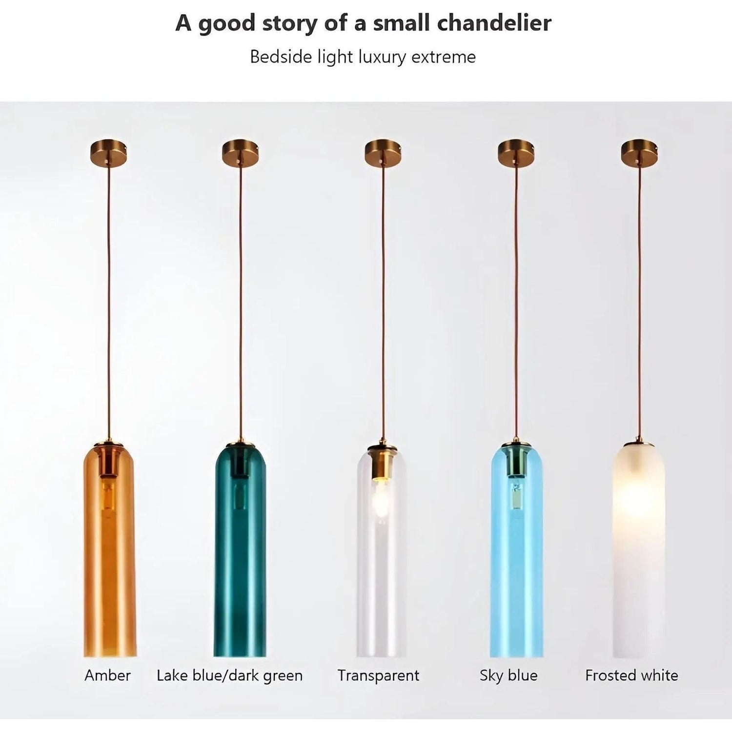 GlassBliss Lampa - Nordic Iron Glass LED Vägglampa