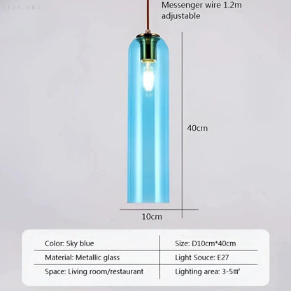GlassBliss Lampa - Nordic Iron Glass LED Vägglampa