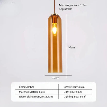 GlassBliss Lampa - Nordic Iron Glass LED Vägglampa