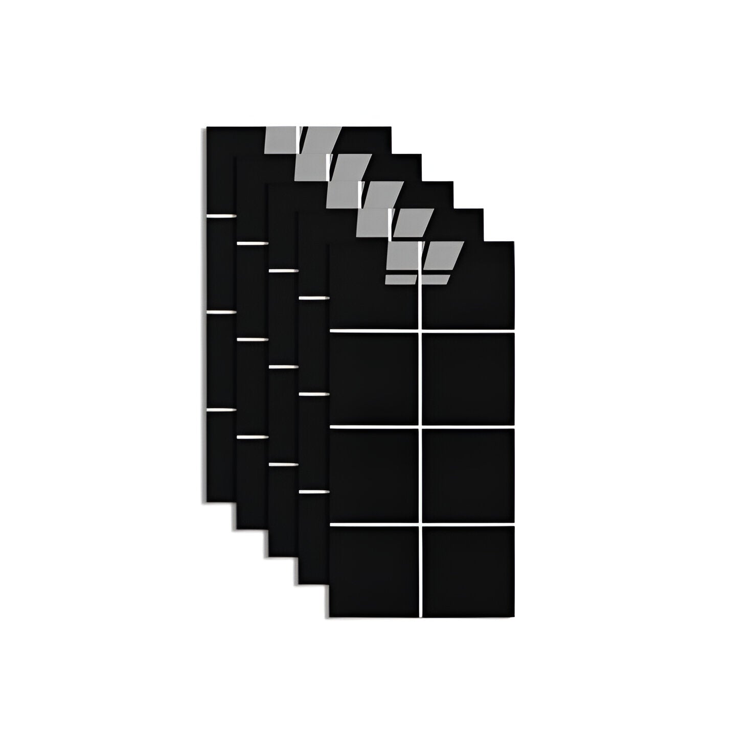 GlossyLux Självhäftande Väggpaneler - Ge ditt rum en modern touch av nytt glans