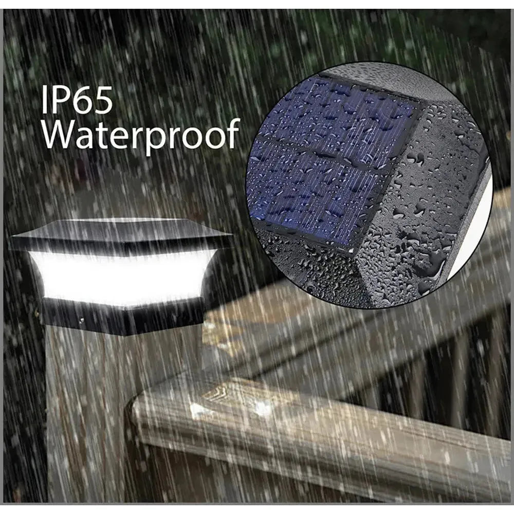 GlowGate Lampa - Solarb drivet trädgårdsgrindslampa Dekor