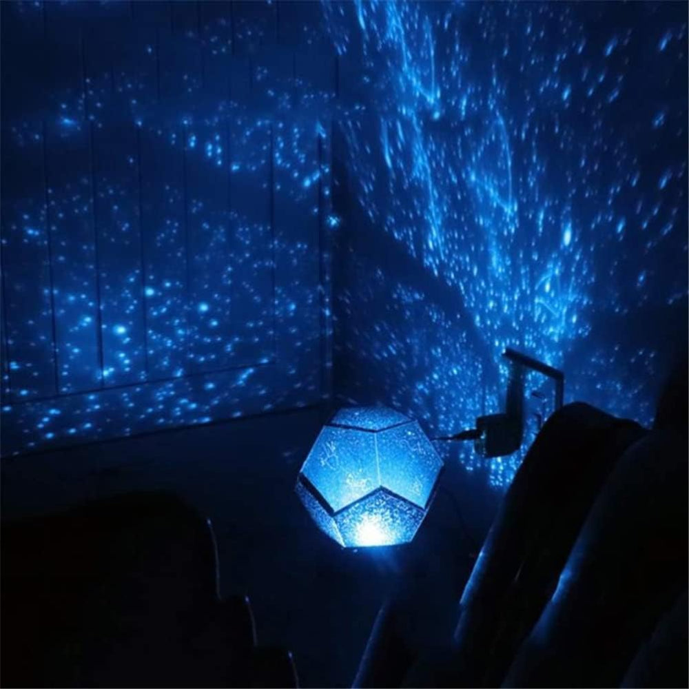 LED Nattlampa med galaxdesign – Avkopplande omgivande belysning