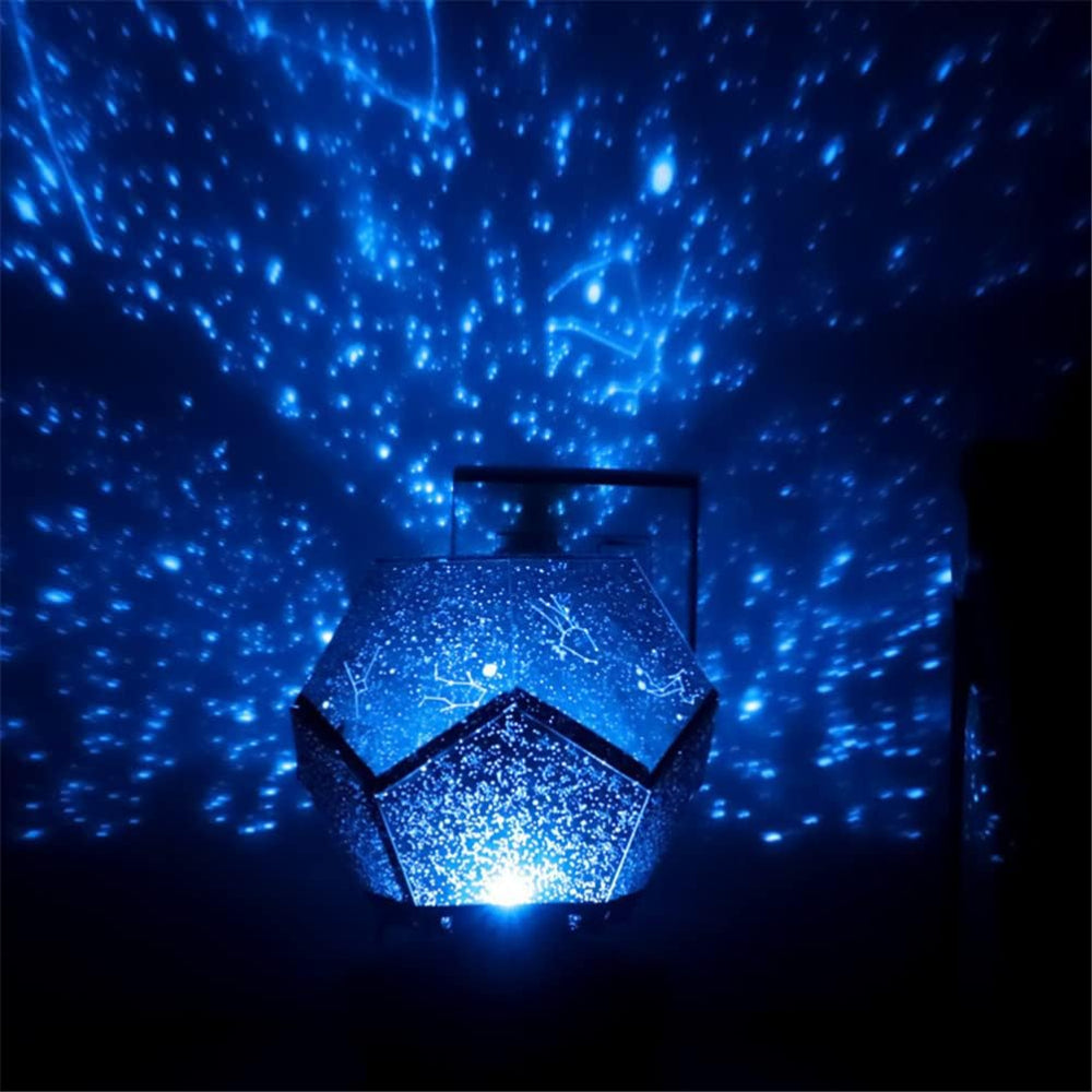 LED Nattlampa med galaxdesign – Avkopplande omgivande belysning