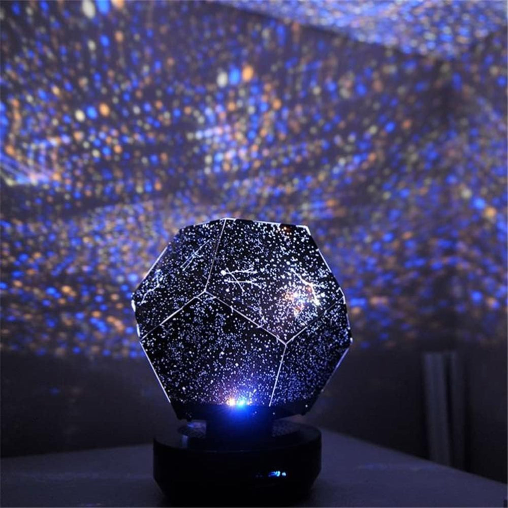 LED Nattlampa med galaxdesign – Avkopplande omgivande belysning
